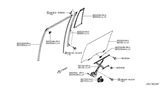 Diagram for Infiniti QX56 Window Run - 82330-1LA0A