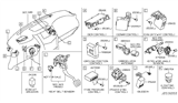 Diagram for Infiniti QX56 Body Control Module - 284B1-1LA0A