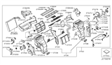 Diagram for 2014 Infiniti QX80 Blend Door Actuator - 27742-1LA0B