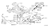 Diagram for 2011 Infiniti QX56 Sway Bar Link - 56261-1LB0A