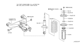 Diagram for 2018 Infiniti QX80 Shock Absorber - E6110-1LA0A