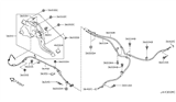 Diagram for Infiniti QX80 Parking Brake Cable - 36402-1LA0A