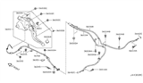 Diagram for 2015 Infiniti QX80 Parking Brake Cable - 36402-1LA0A