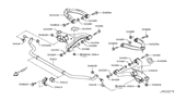 Diagram for 2018 Infiniti QX80 Bump Stop - 54050-1LA1A