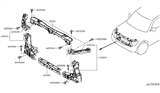 Diagram for Infiniti Radiator Support - 62510-1LA0B