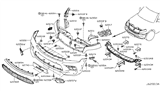 Diagram for 2011 Infiniti QX56 Bumper - 62022-1LA0H