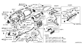 Diagram for 2014 Infiniti QX80 Instrument Panel Light Bulb - 24860-2J001