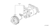 Diagram for 2005 Infiniti QX56 A/C Clutch - 92660-7S000