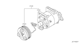 Diagram for Infiniti QX80 A/C Clutch - 92660-7S000