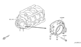 Diagram for 2020 Infiniti QX80 Throttle Body - 16119-1LA0D