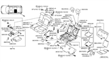 Diagram for Infiniti QX56 Cup Holder - 88741-1LK0A