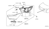 Diagram for 2017 Infiniti QX80 Headlight - 26060-6GW1A