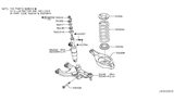 Diagram for Infiniti QX56 Shock Absorber - E6210-1LA8A