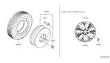 Diagram for 2015 Infiniti QX80 Spare Wheel - D0300-1LD2A