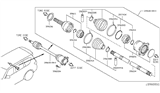 Diagram for Infiniti QX80 Axle Shaft - 39600-1LA0C