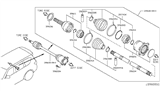 Diagram for 2015 Infiniti QX80 Axle Shaft - 39600-1LA0C