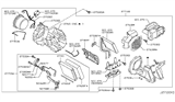 Diagram for 2021 Infiniti QX80 Evaporator - 27411-1PA0A