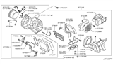 Diagram for Infiniti QX80 Evaporator - 27281-1HA0A