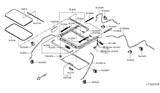 Diagram for Infiniti QX80 Sunroof - 91210-5ZA0A
