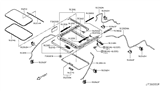 Diagram for 2016 Infiniti QX80 Weather Strip - 91246-1LA1A