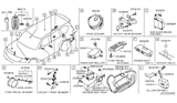 Diagram for Infiniti Car Key - 285E3-1LL0B