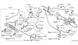 Diagram for Infiniti QX80 Power Steering Hose - 49717-5ZM0A