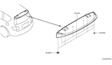Diagram for Infiniti QX56 Spoiler - 96030-1LB7A