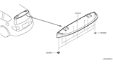 Diagram for 2013 Infiniti QX56 Spoiler - 96030-1LA0A