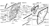 Diagram for 2012 Infiniti QX56 Door Seal - 82830-1LA0A