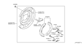 Diagram for Infiniti QX80 Brake Dust Shields - 44020-1LA6A