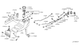 Diagram for Infiniti QX56 Fuel Tank Strap - 17406-1LA0A