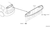 Diagram for Infiniti QX56 Spoiler - 96030-1LA2A