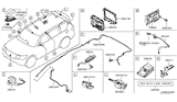 Diagram for Infiniti QX80 Antenna - 28208-1LA1A