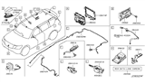 Diagram for Infiniti Antenna - 28208-1LA1A