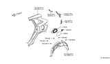 Diagram for Infiniti Fuel Door - 78832-5NA0H