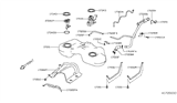 Diagram for Infiniti Fuel Filler Hose - 17228-5NA0A