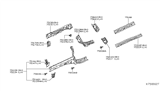 Diagram for Infiniti QX55 Front Cross-Member - G5217-5NAMA