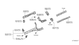 Diagram for 2020 Infiniti QX50 Front Cross-Member - G5217-5NAMA