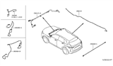 Diagram for Infiniti QX50 Antenna Cable - 28243-5NA1A