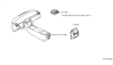 Diagram for 2019 Infiniti QX50 Climate Control Module - 27760-5NB0B