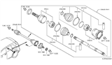 Diagram for 2019 Infiniti QX50 CV Boot - C9BDA-2U62H