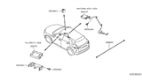 Diagram for 2020 Infiniti QX50 Antenna - 28212-5NZ0A