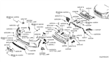 Diagram for Infiniti QX50 Grille - 62254-5NA0A