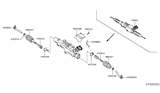 Diagram for 2019 Infiniti QX50 Tie Rod End - D8640-5NA0A