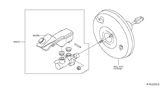 Diagram for Infiniti Brake Master Cylinder - D6010-5NA0A