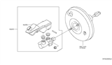 Diagram for 2021 Infiniti QX50 Brake Master Cylinder - D6010-5NA0A