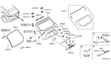 Diagram for 2021 Infiniti QX50 Door Hinge - 90400-5NA0A