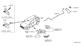 Diagram for Infiniti Mirror Cover - 96373-5NA0H