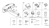 Diagram for Infiniti QX50 Cigarette Lighter - 25331-5NA2A