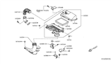 Diagram for Infiniti QX55 Air Duct - 16554-5NA3B